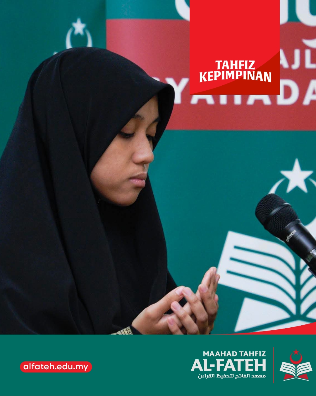 Hikmah binti Mohd Asri, Hafizah pertama Maahad Tahfiz Al-Fateh yang menamatkan Syahadah Ula kurang tiga bulan selepas khatam 30 juzuk al-Quran.